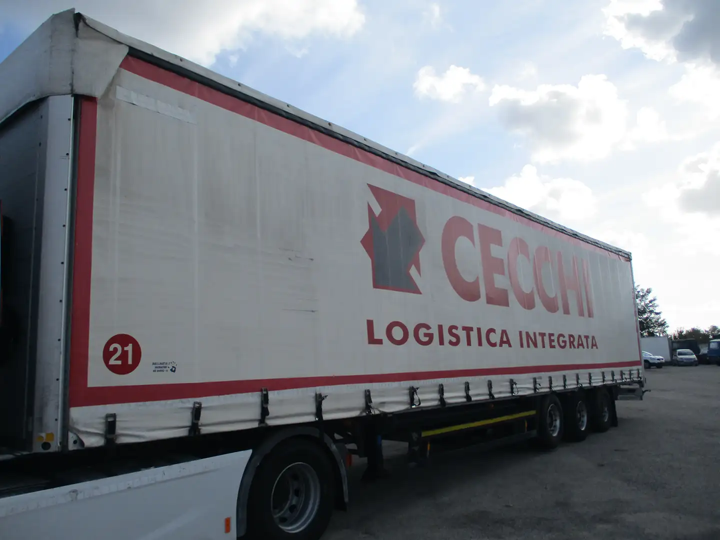 Iveco SEMIR. SCHMITZ ALZA/ABB COPRI/SCOPRI 1° ASSE SO Bílá - 2