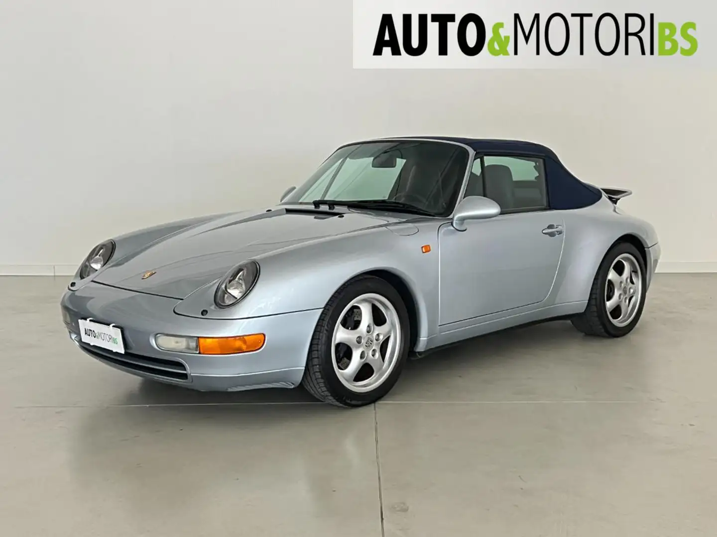 Porsche 911 993 Carrera Cabriolet *UNIPROP* *BOOK SERVICE* Argento - 1