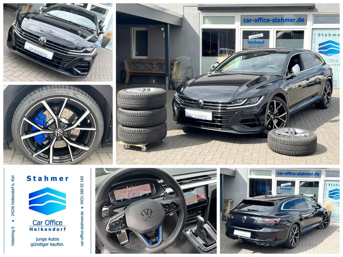 Volkswagen Arteon Shooting Brake R 4Mot*AHK*18tkm*So+WiR* Schwarz - 1