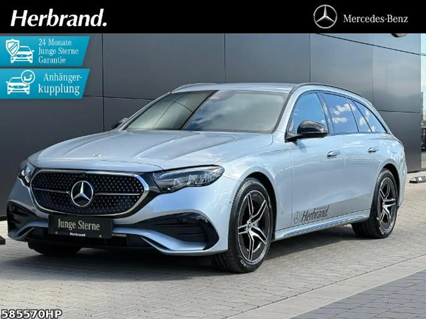 Mercedes-Benz E 300 T AMG  Night AHK KeylessGo LED Kamera.. Silber - 1