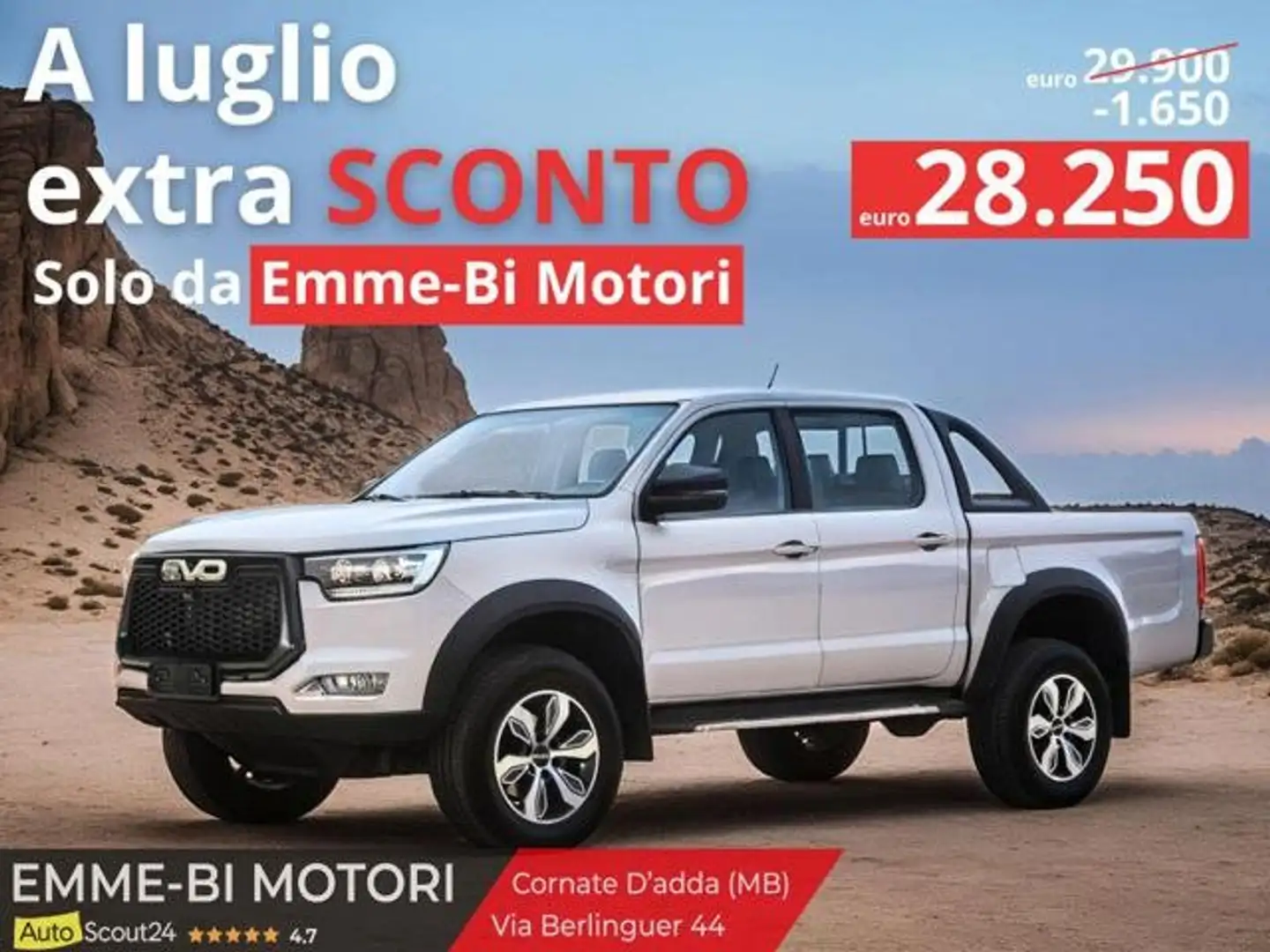EVO Cross4 1.5 Turbo Diesel 136cv 4WD Blu/Azzurro - 1