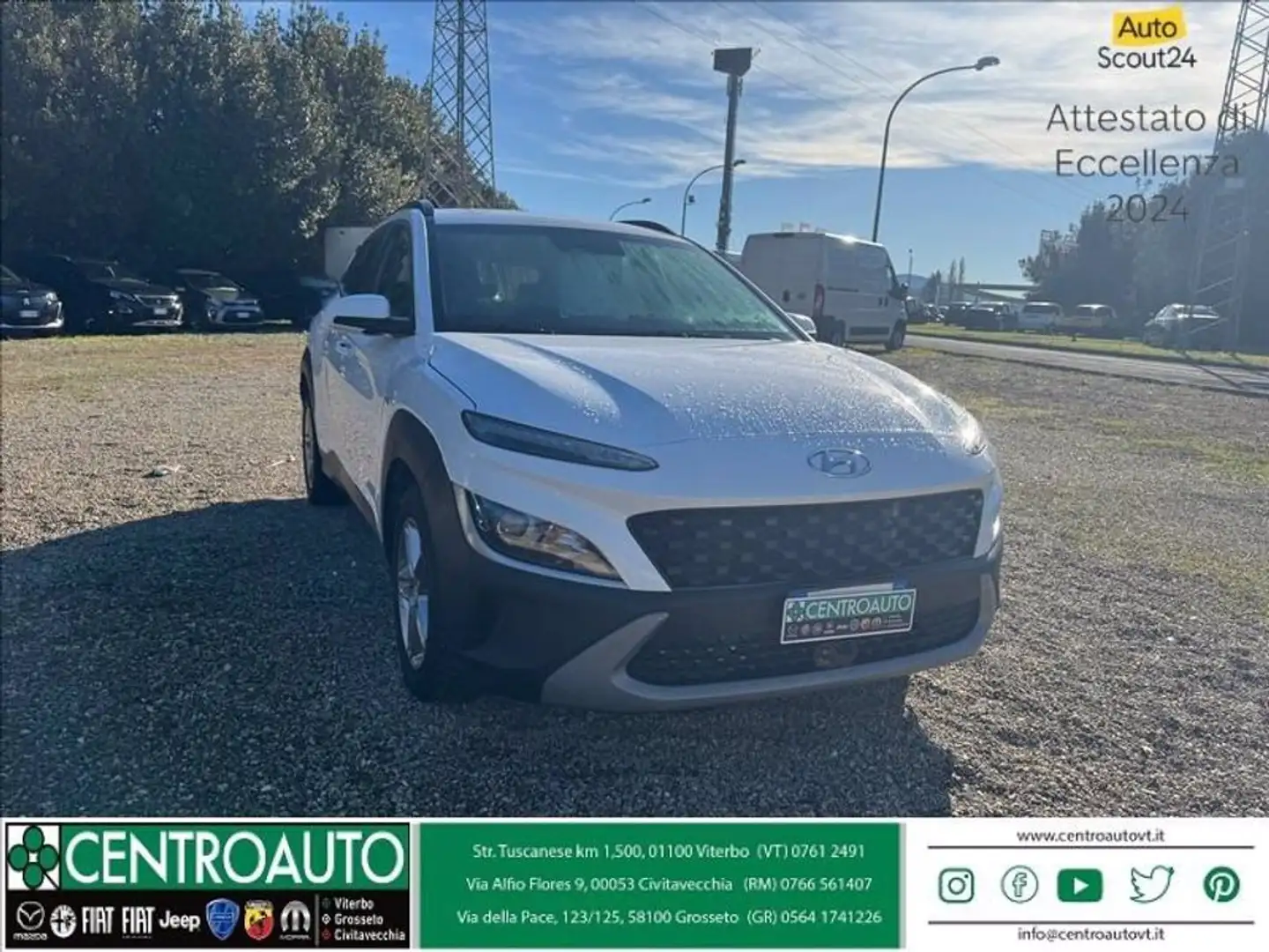 Hyundai KONA 1.6 crdi 48V Xtech 2wd 136cv imt Weiß - 1