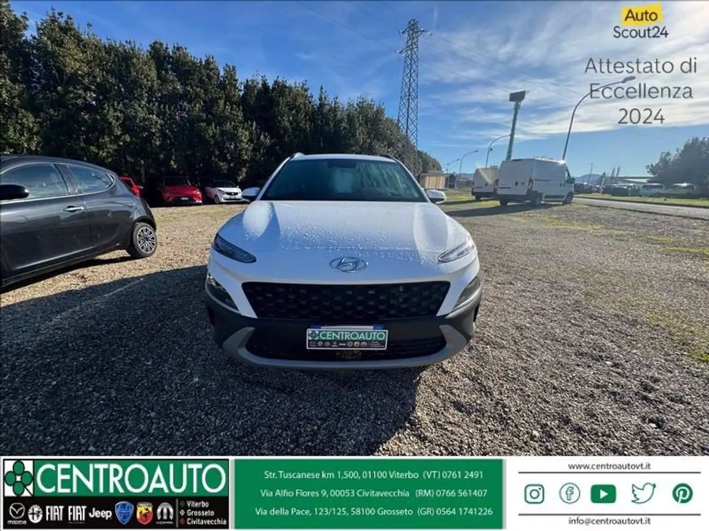 Hyundai KONA 1.6 crdi 48V Xtech 2wd 136cv imt Weiß - 2