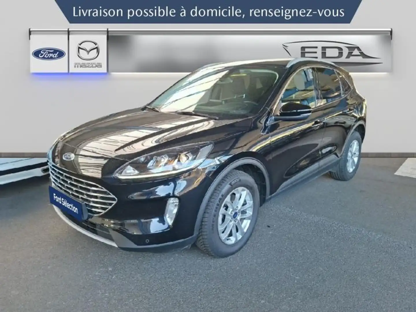 Ford Kuga 2.5 Duratec 190ch FHEV E85 Titanium BVA Noir - 1