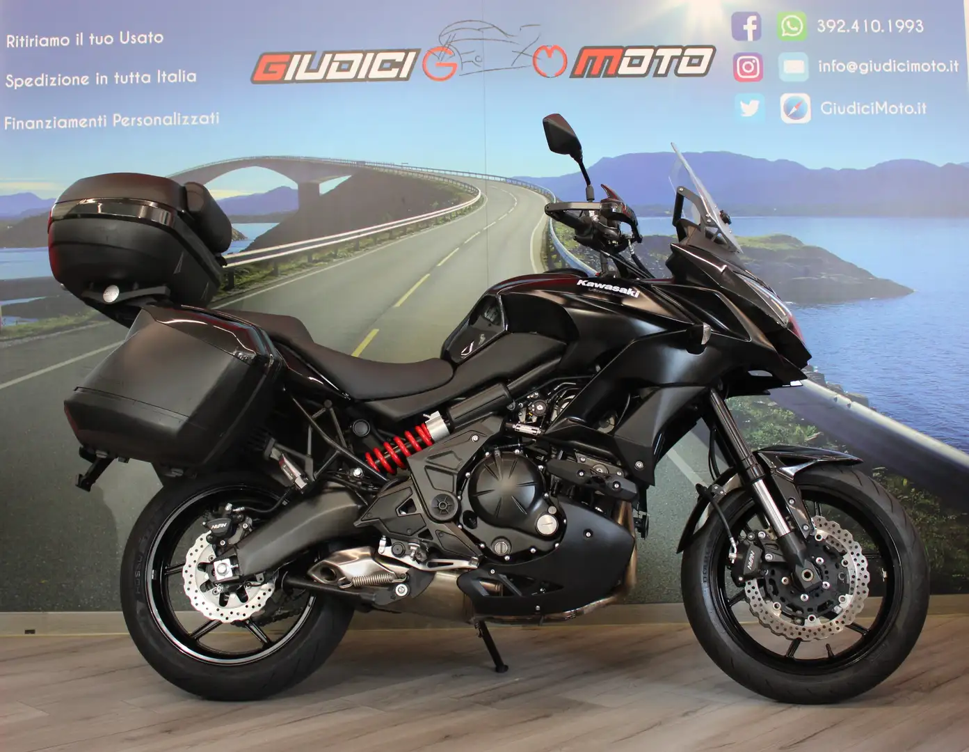 Kawasaki Versys 650 ABS - 2015 - km 19335 Noir - 1