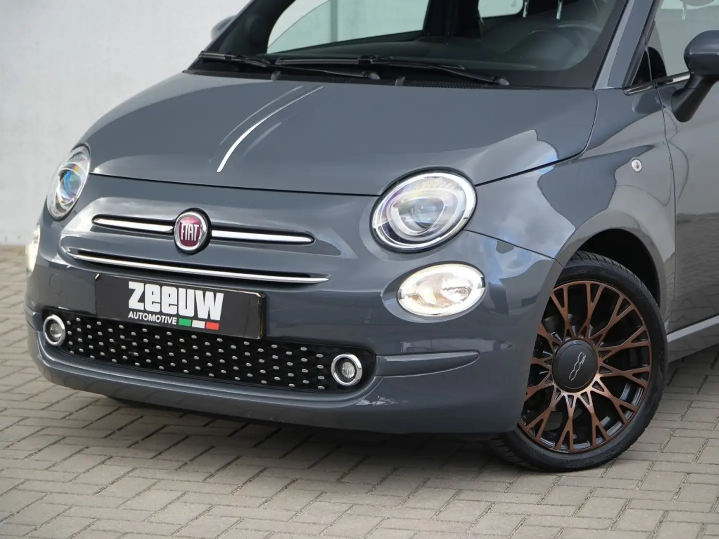 Fiat 500 TwinAir Turbo 85 PK 120th | Carplay | Cruise | 16" Grijs - 2