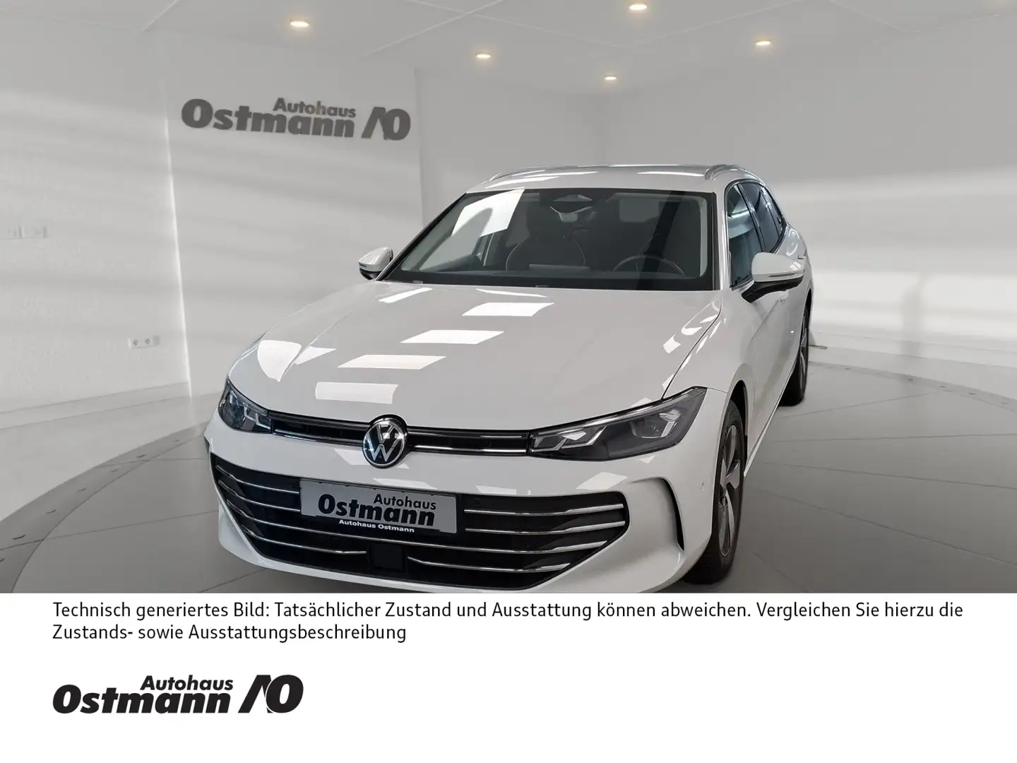 Volkswagen Passat Variant 2.0 TDI AHK 360° ACC SHZ Massage Weiß - 1