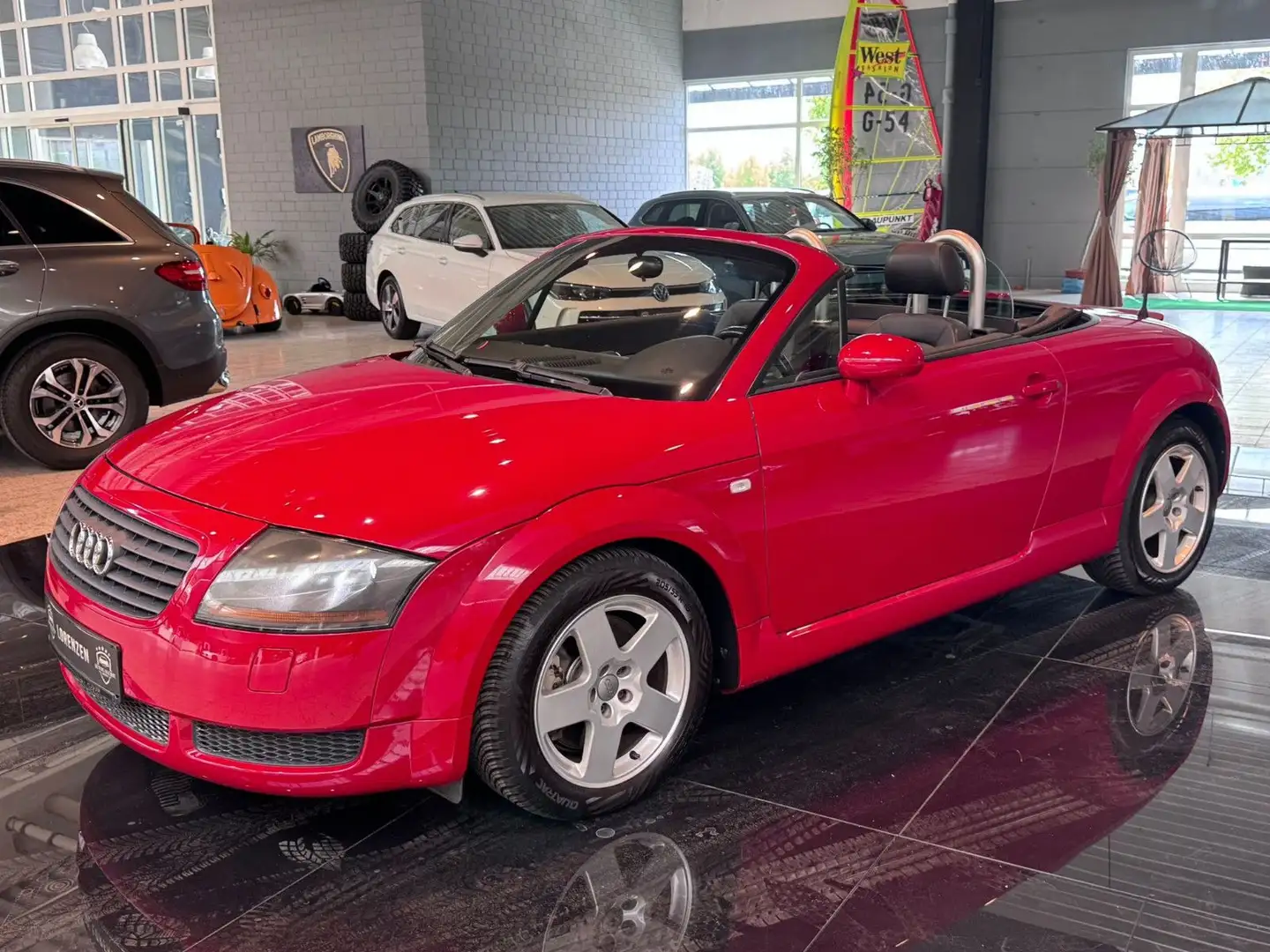 Audi TT 1.8 T Roadster Leder Xenon ZV FIS Sihzg 3.Ha Červená - 1