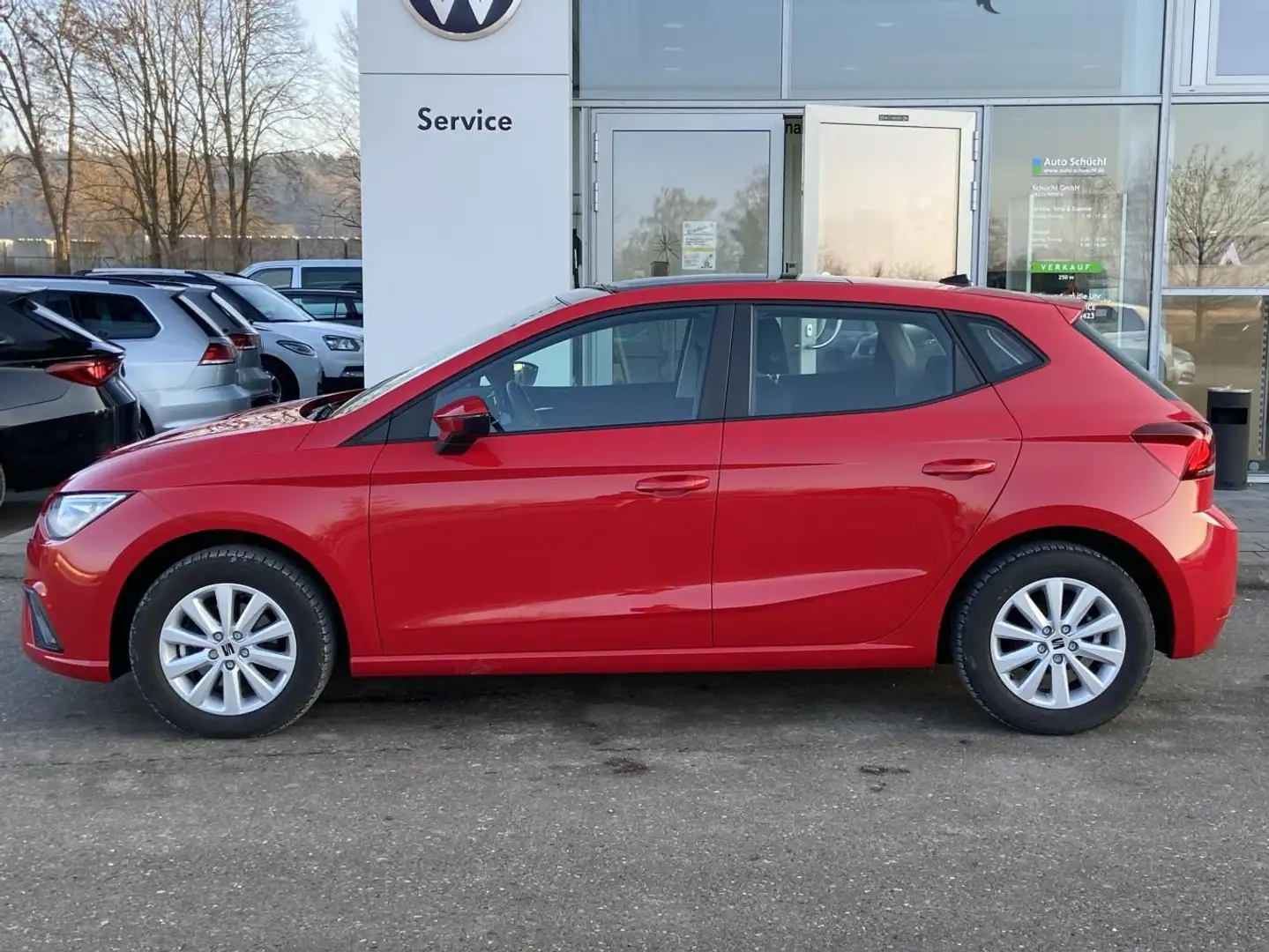 SEAT Ibiza 1.0 TSI PANORAMA+FULL-LINK+VIRTUAL-COCKPIT Rot - 2