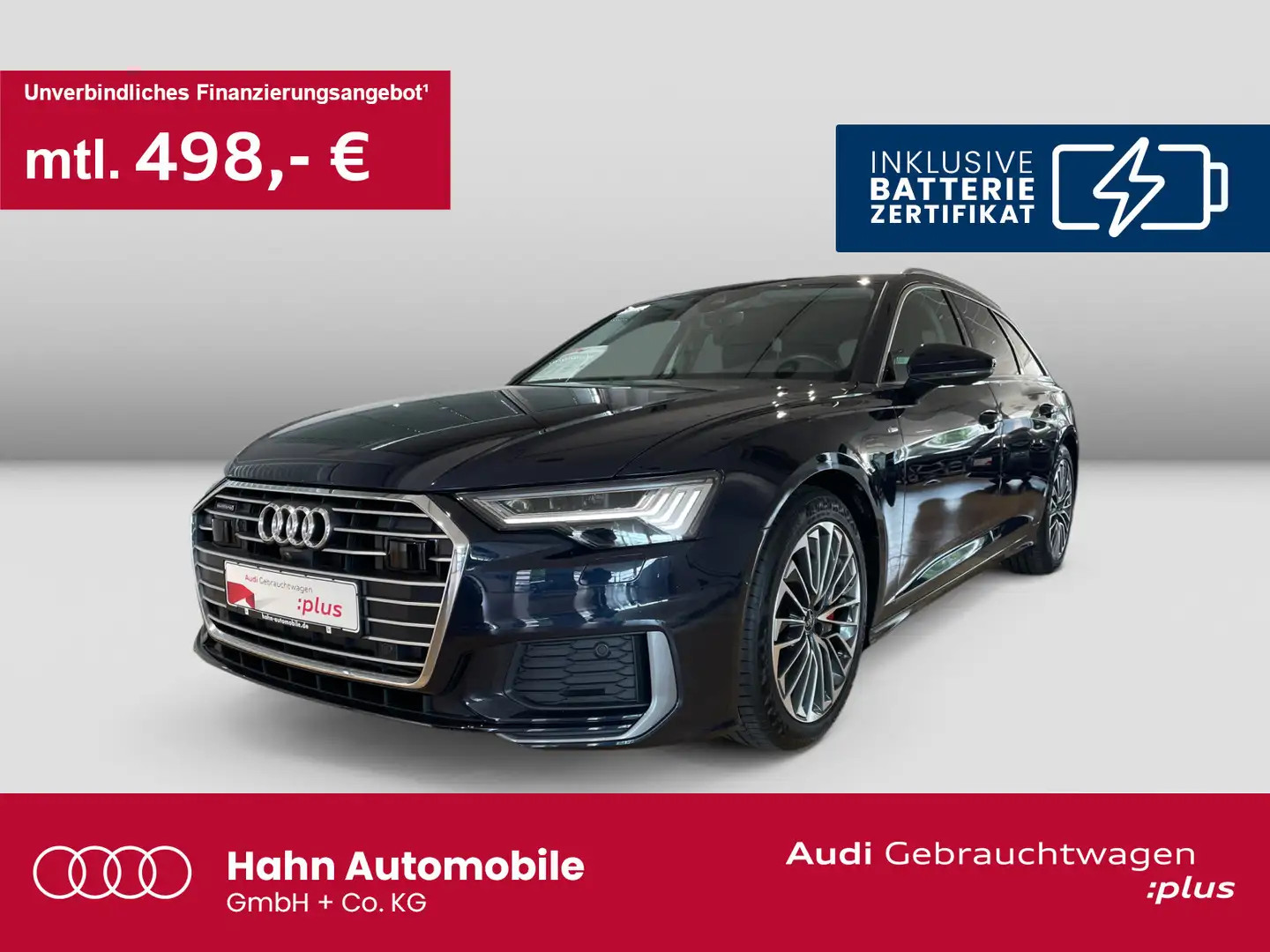 Audi A6 55TFSIe quattro S-trc S-line HD Matrix Blau - 1