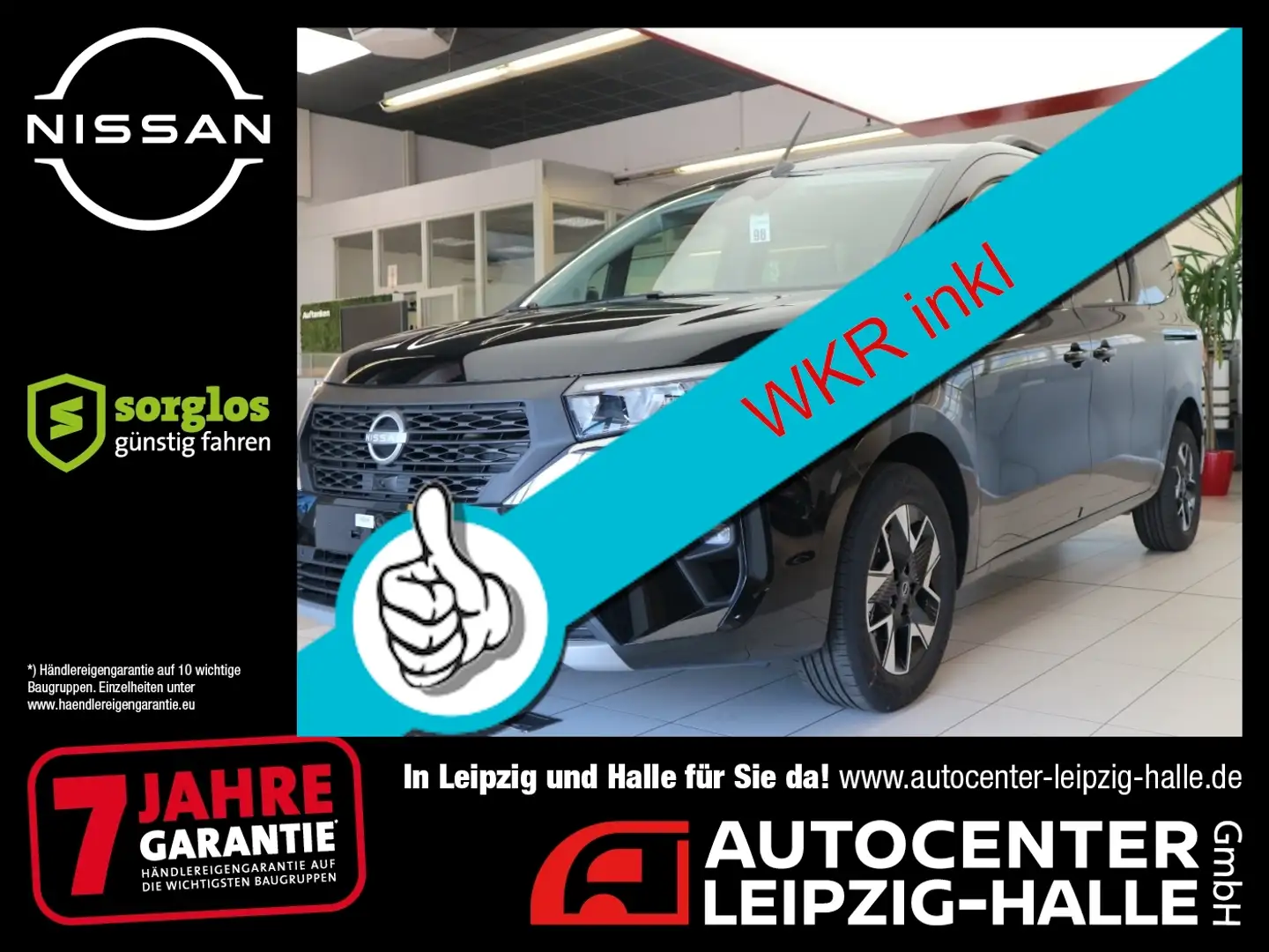 Nissan Townstar Kombi L2 1.3 DIG-T 7AT TEKNA WKR inkl Noir - 1