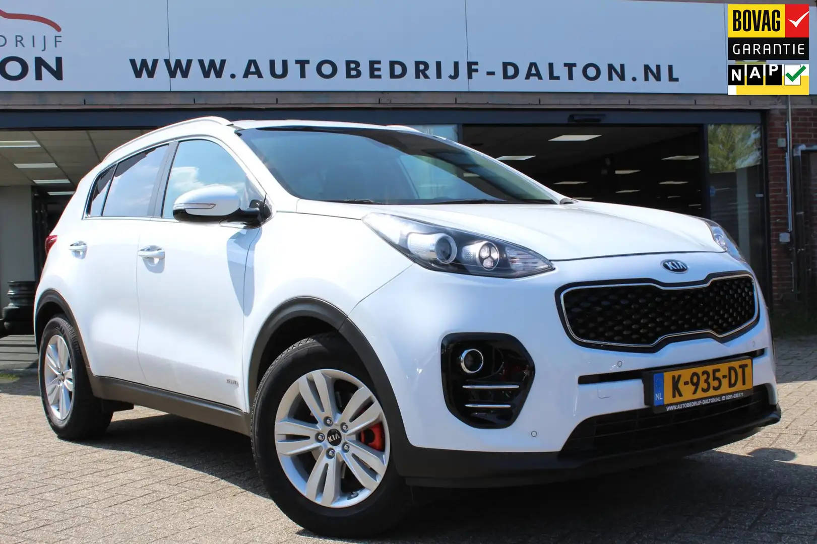 Kia Sportage 1.6 T-GDI 4WD DynamicLine AUTOMAAT / LAGE KM! / NA Wit - 1