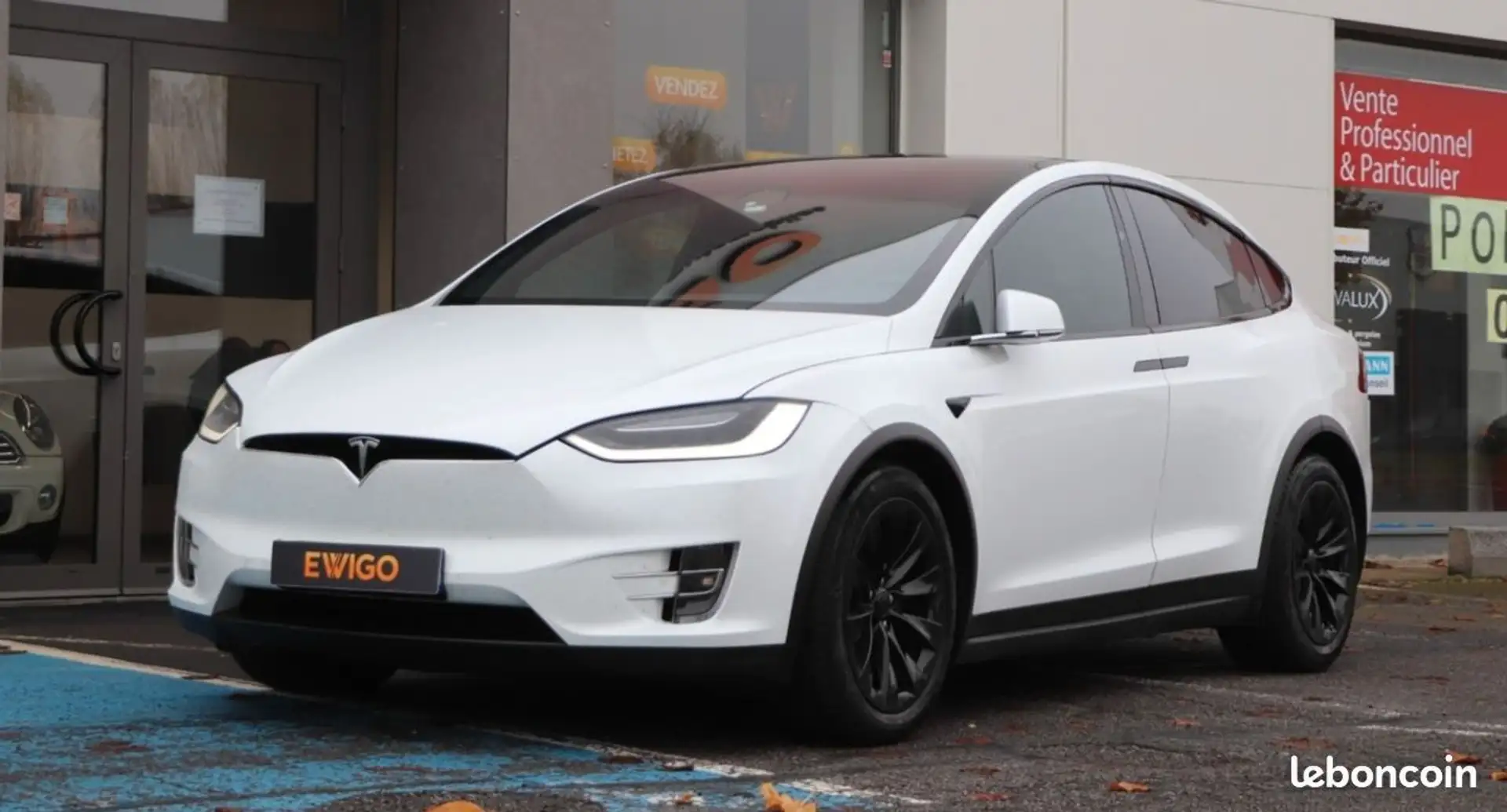 Tesla Model X model-x 100d 525ch 4wd dual motor batterie neuve autopilot Bianco - 1