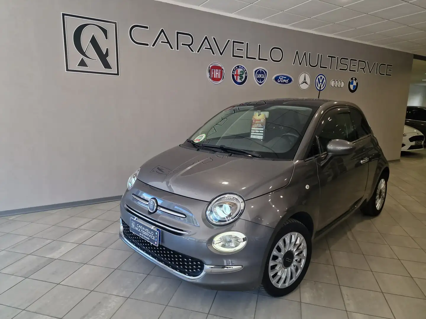 Fiat 500 500 III 2015 1.2 Lounge 69cv Grigio - 1