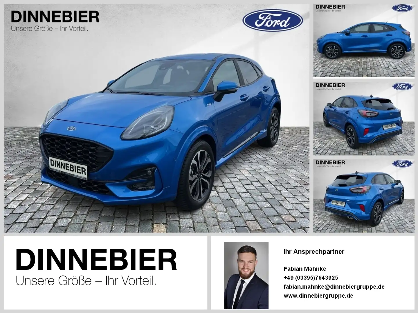 Ford Puma ST-Line LED+Kamera+Allwetter+Winterpaket Bleu - 1