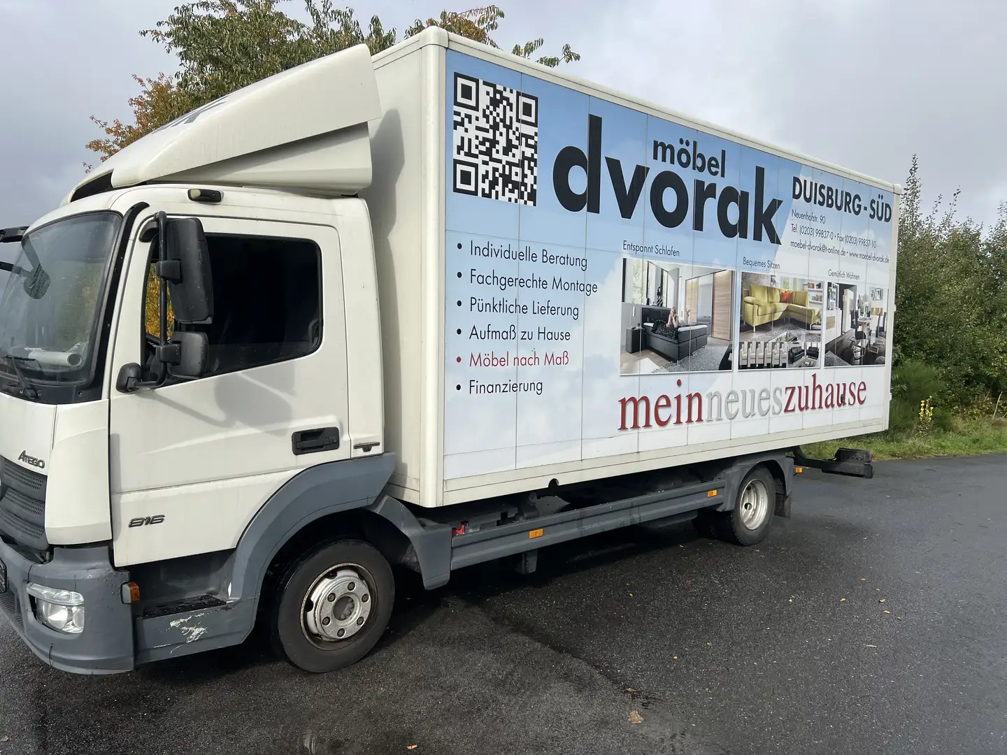 Mercedes-Benz Atego Möbelkoffer Weiß - 1