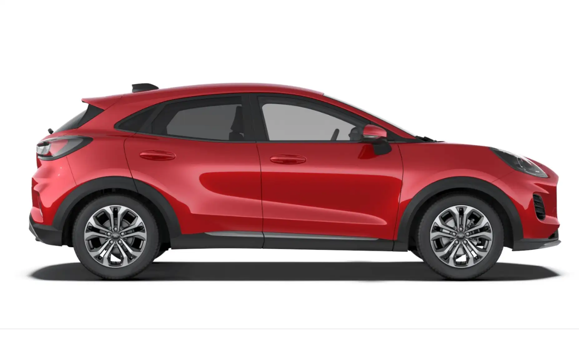Ford Puma 1.0 EcoBoost Hybrid Titanium | Nu tegen 0.99% rent Rouge - 2