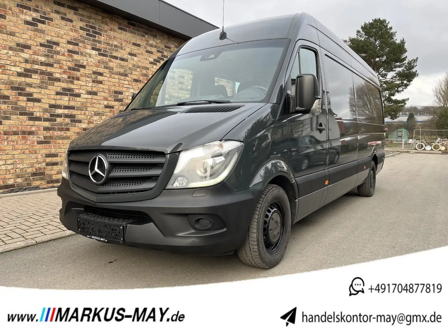 Mercedes-Benz Sprinter II Kasten 316CDI H2L3 Bi-Xenon Shz AHK Grau - 1