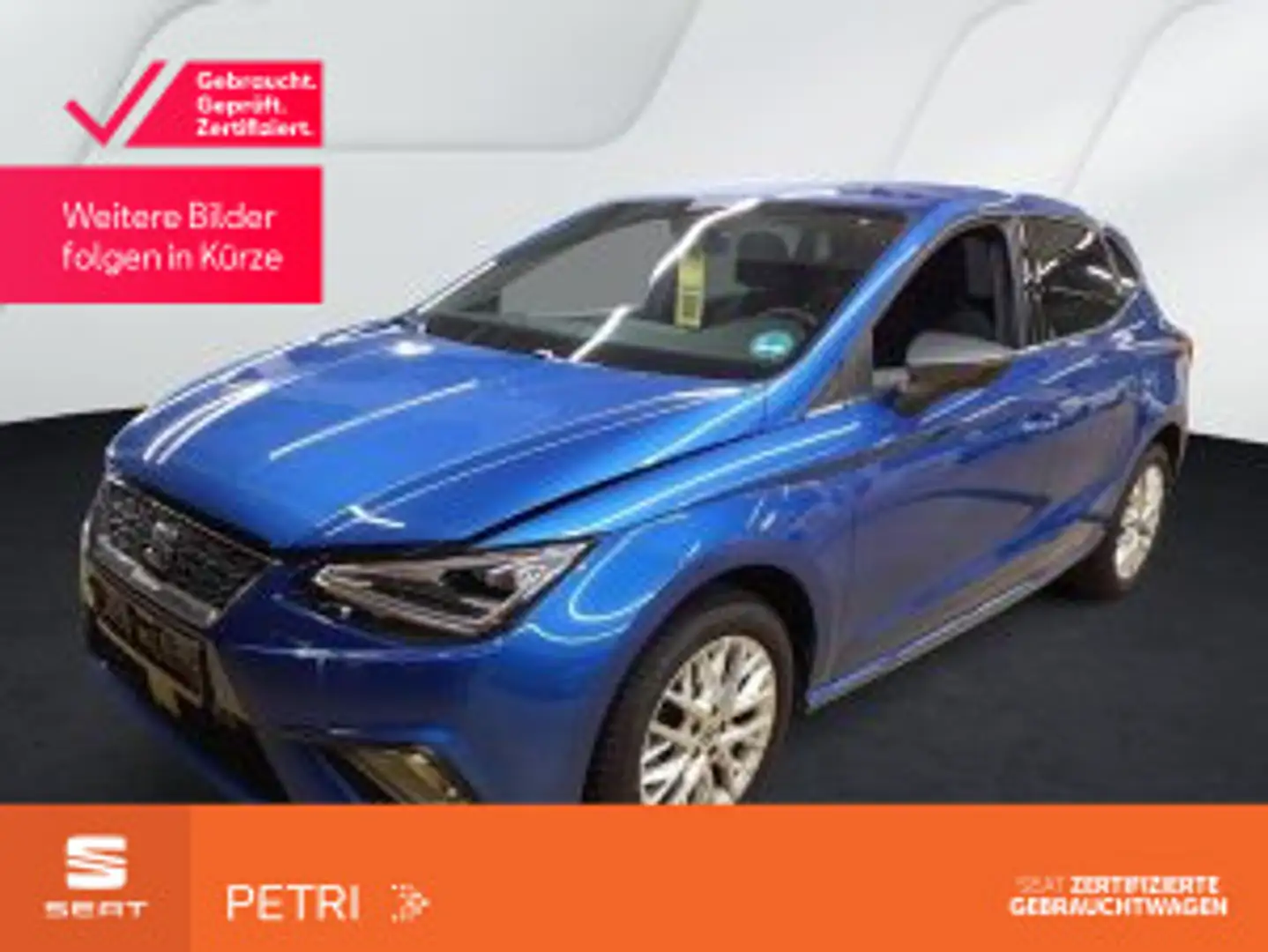SEAT Ibiza XCELLENCE 1.0 TSI DSG*NAVI*KAM*Alcantara*L Blau - 1