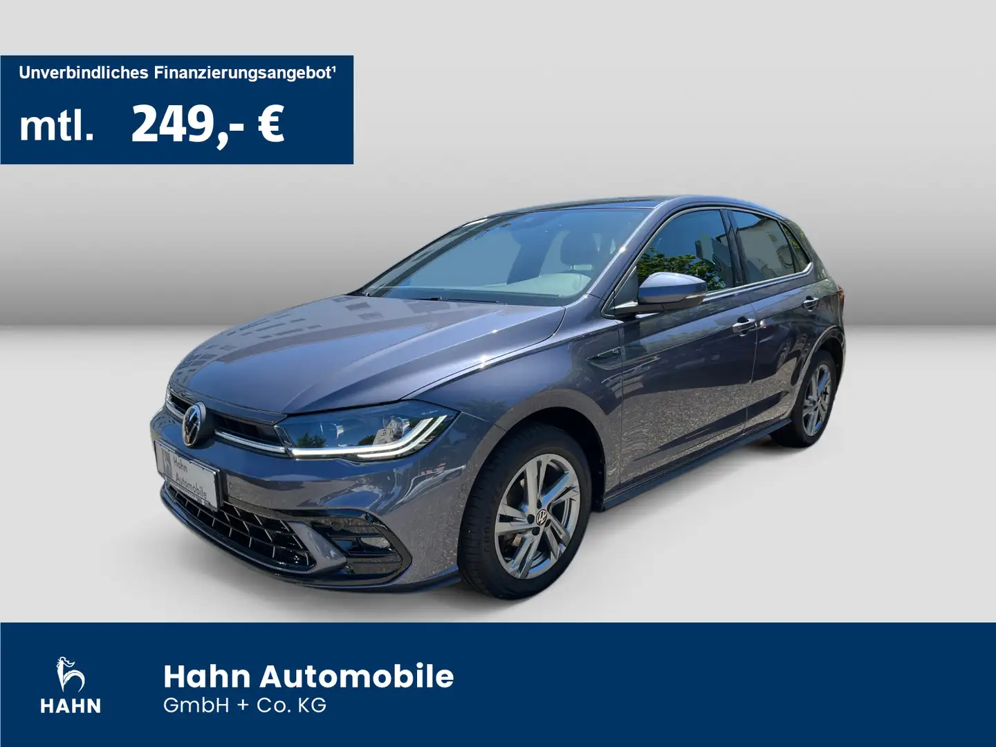 Volkswagen Polo R-Line 1.0TSI MATRIX PANO PDC SITZHEIZUNG Grau - 1