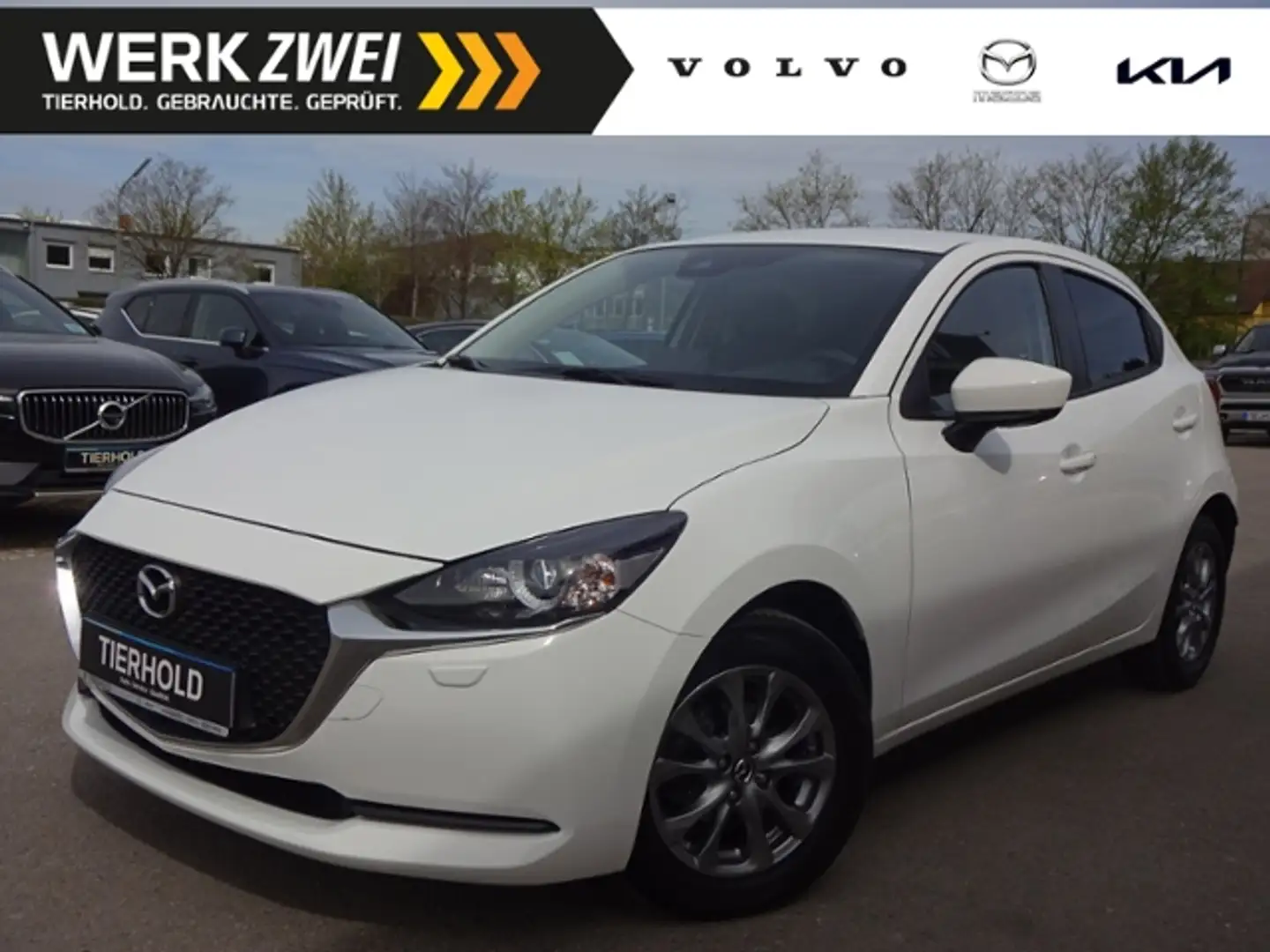 Mazda 2 G90 Exclusive-Line Automatik Navi Carplay Weiß - 1