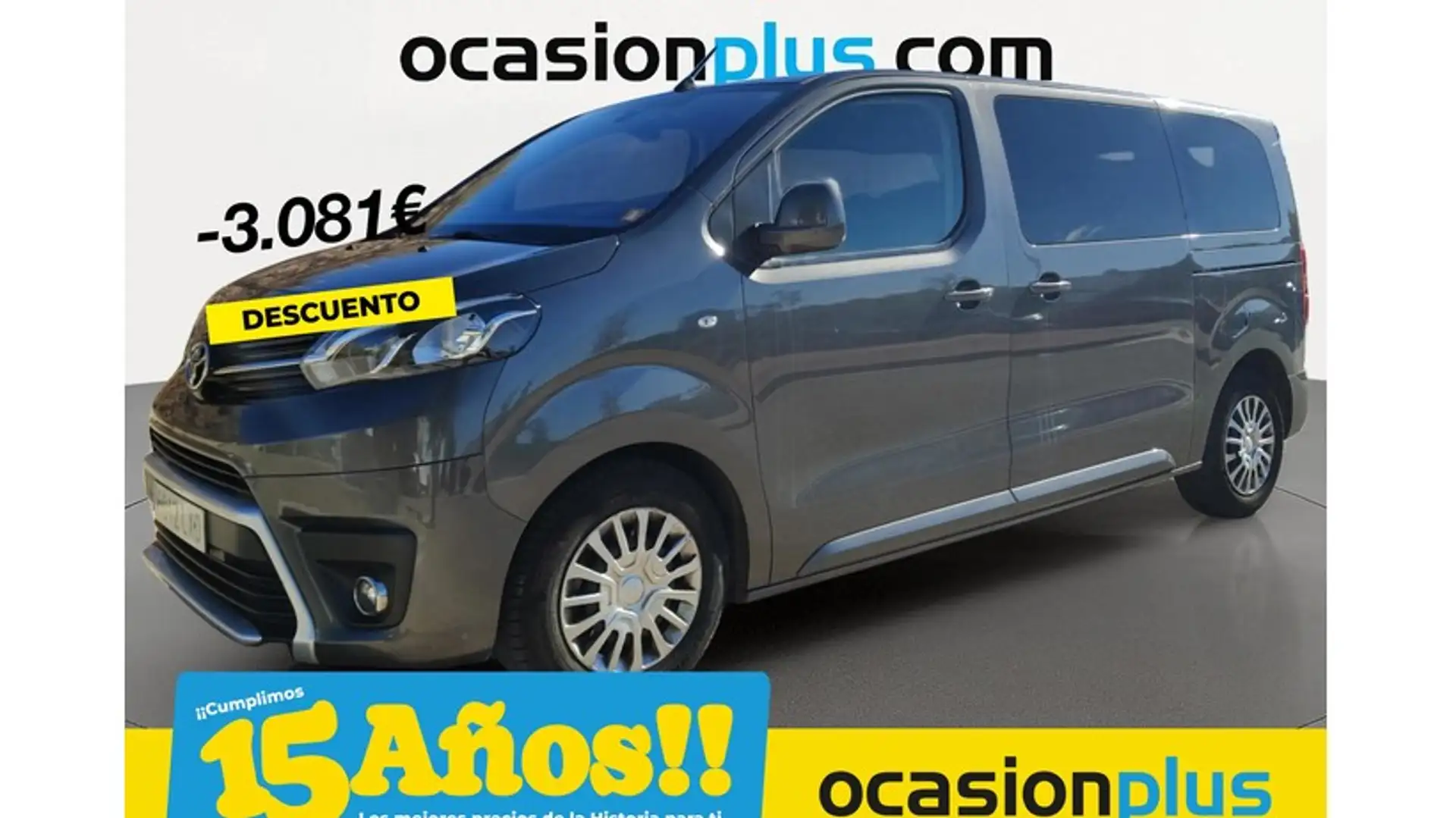 Toyota Proace Shuttle L1 2.0D 8pl. VX 145 Grijs - 1