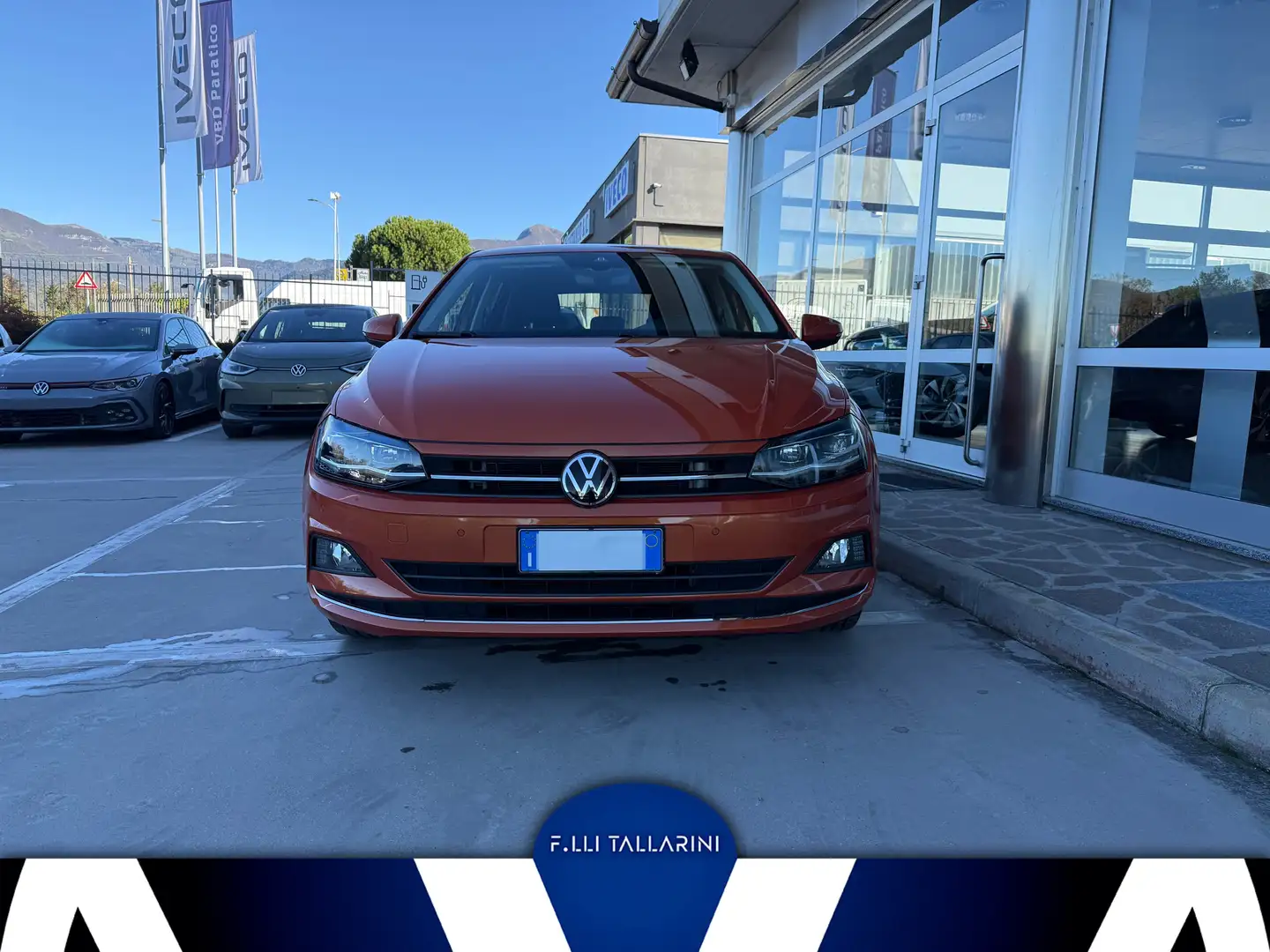 Volkswagen Polo Polo 1.0 tsi Highline dsg 110cv Orange - 2
