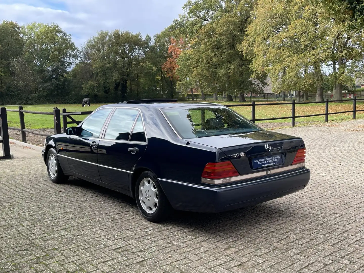 Mercedes-Benz S 500 SEL W140 89dkm Duits kenteken Blauw - 2