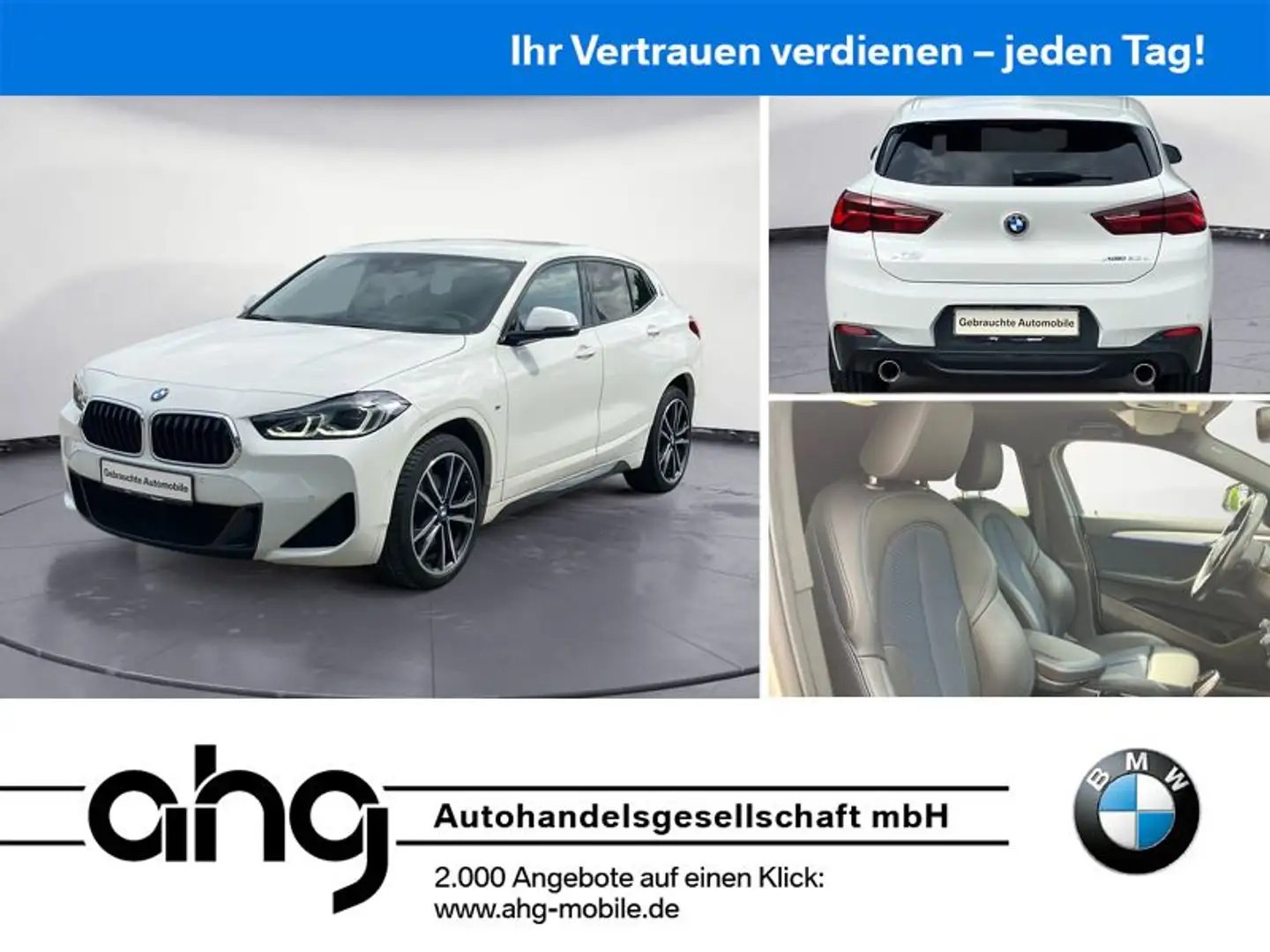 BMW X2 xDrive20d M Sport Steptronic Aut. Klimaaut. Wit - 1