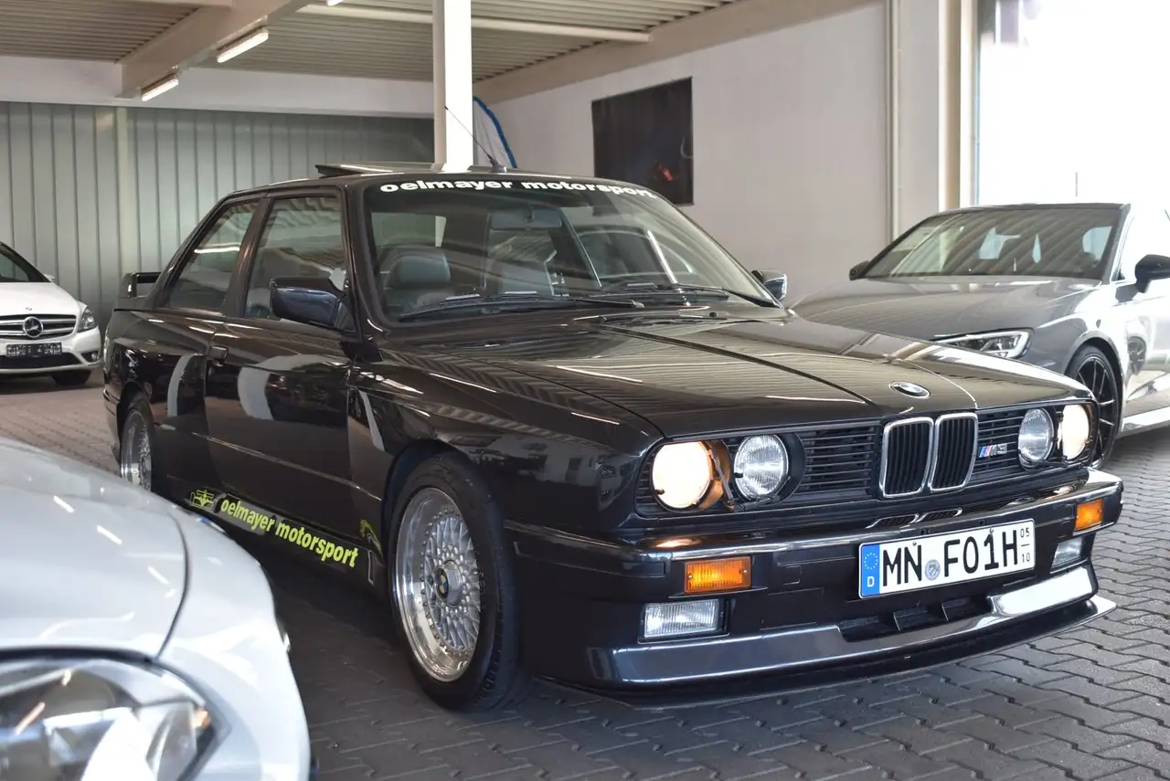 BMW M3 E30 Deutsches Fahrzeug Leder Schiebedach, foto 8