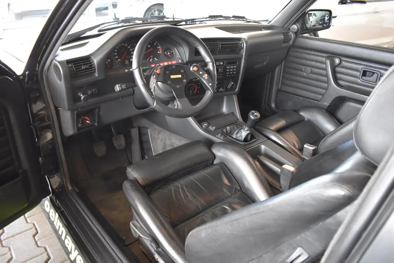 BMW M3 E30 Deutsches Fahrzeug Leder Schiebedach, foto 11