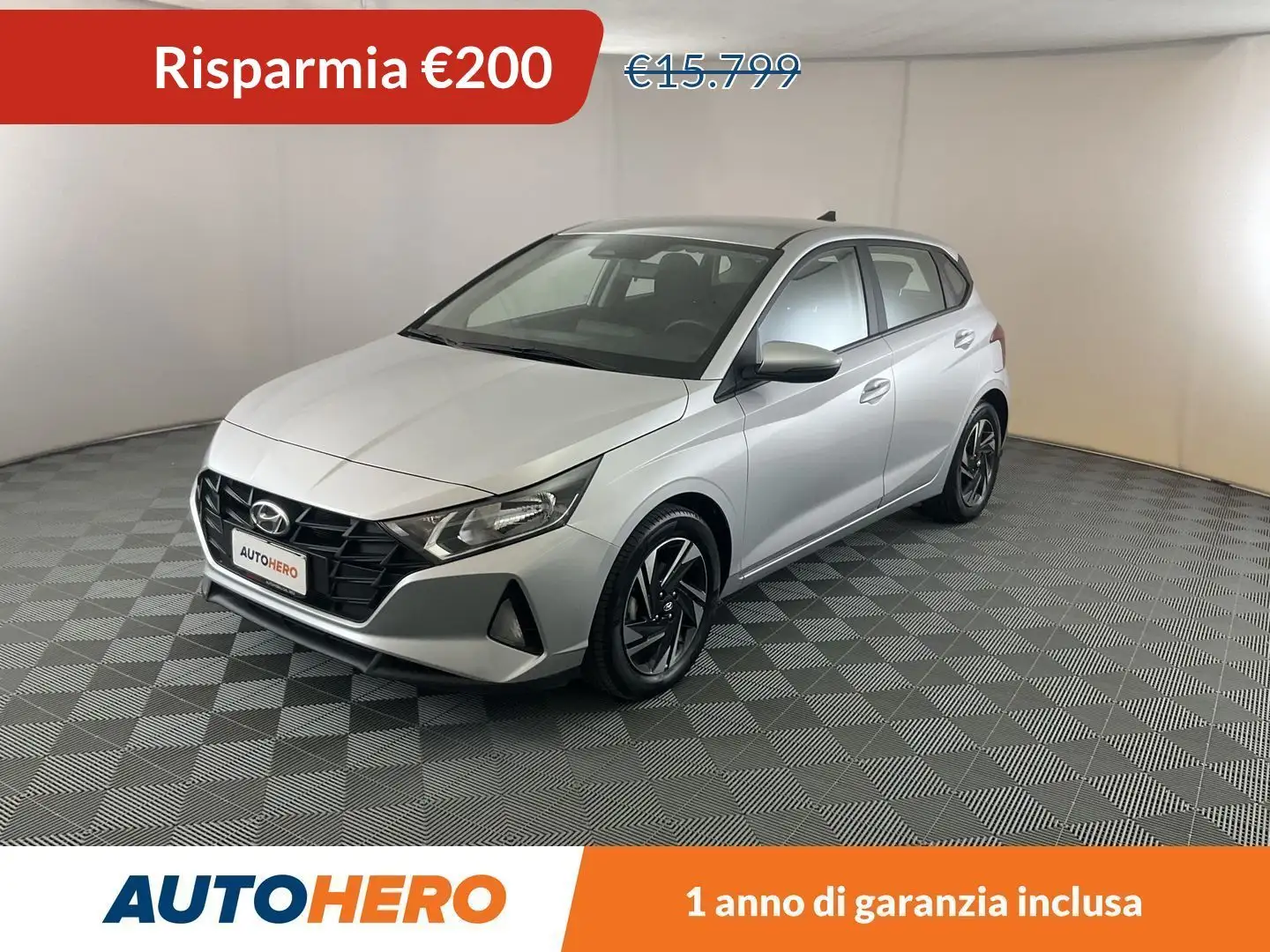 Hyundai i20 1.2 Connectline Gris - 1