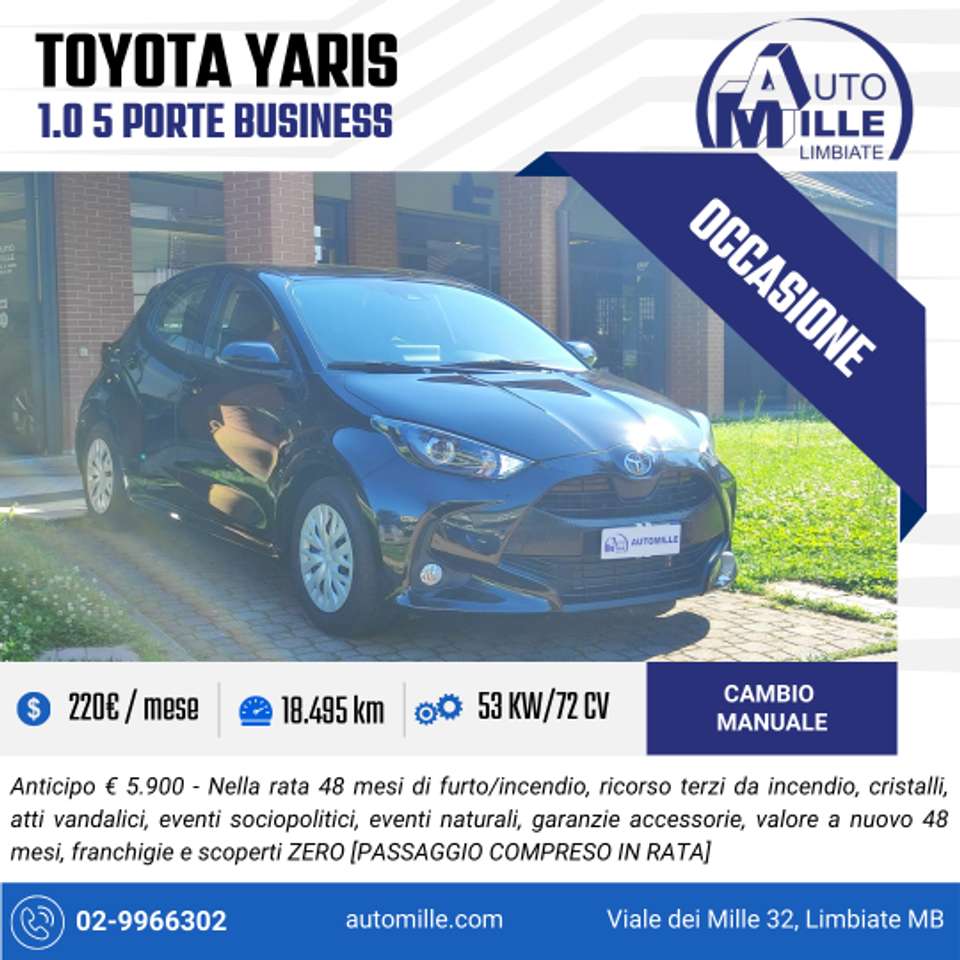 Toyota Yaris 1.0 Business