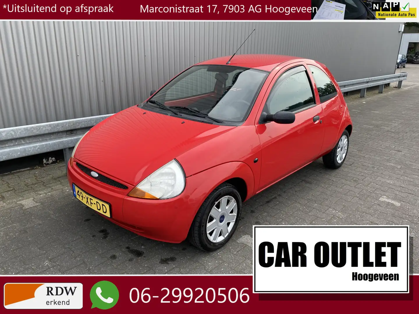 Ford Ka/Ka+ 1.3 Futura Goedkoop Rijden voor Weinig! Slechts 10 Rot - 1