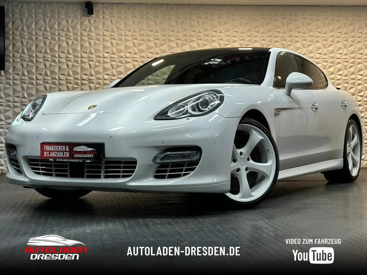 Porsche Panamera 4.8 TURBO* XENON#KERAMIK#LUFT#ACC#KEYLE Blanc - 1