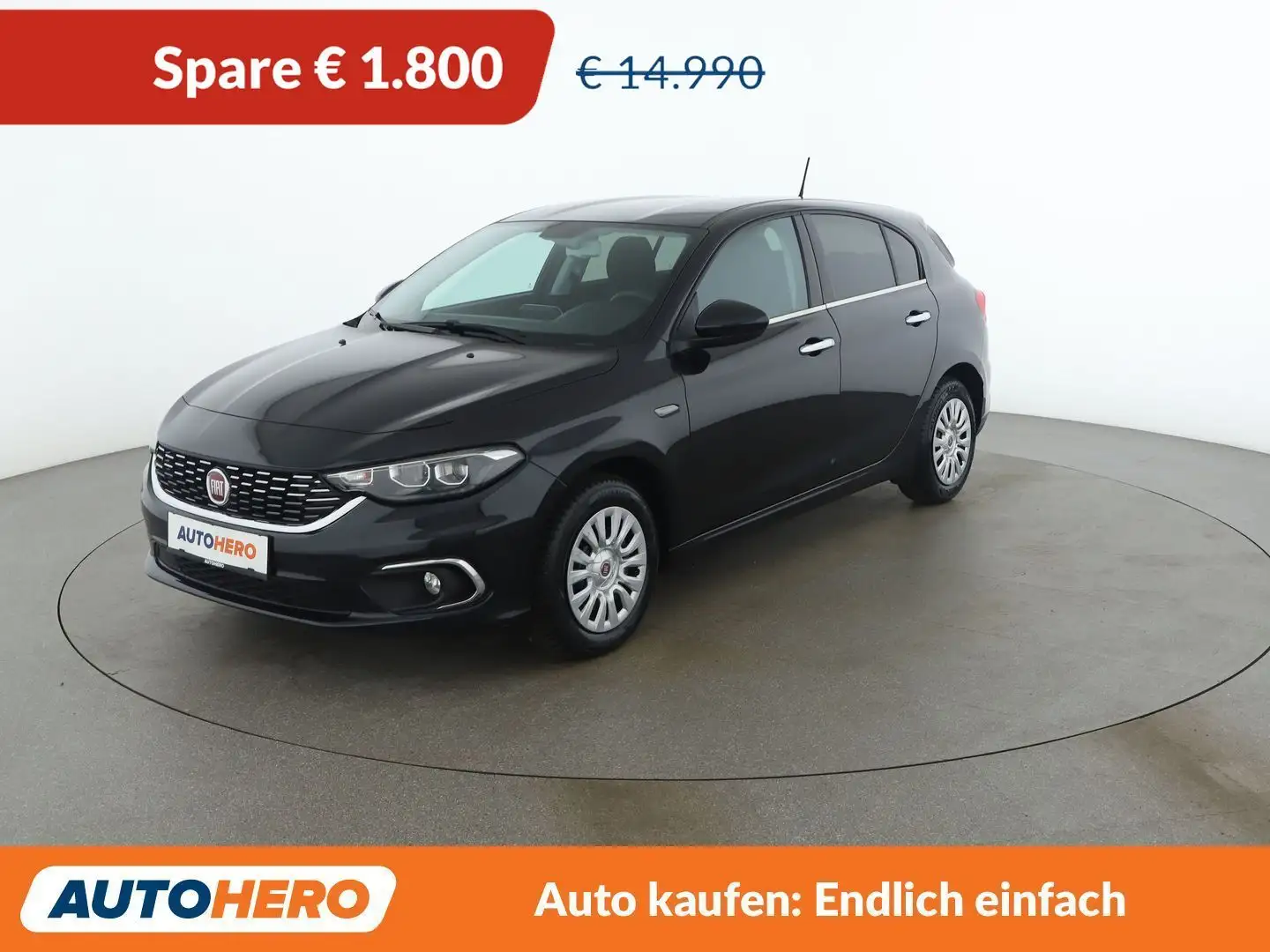 Fiat Tipo 1.6 JTDM Lounge Schwarz - 1