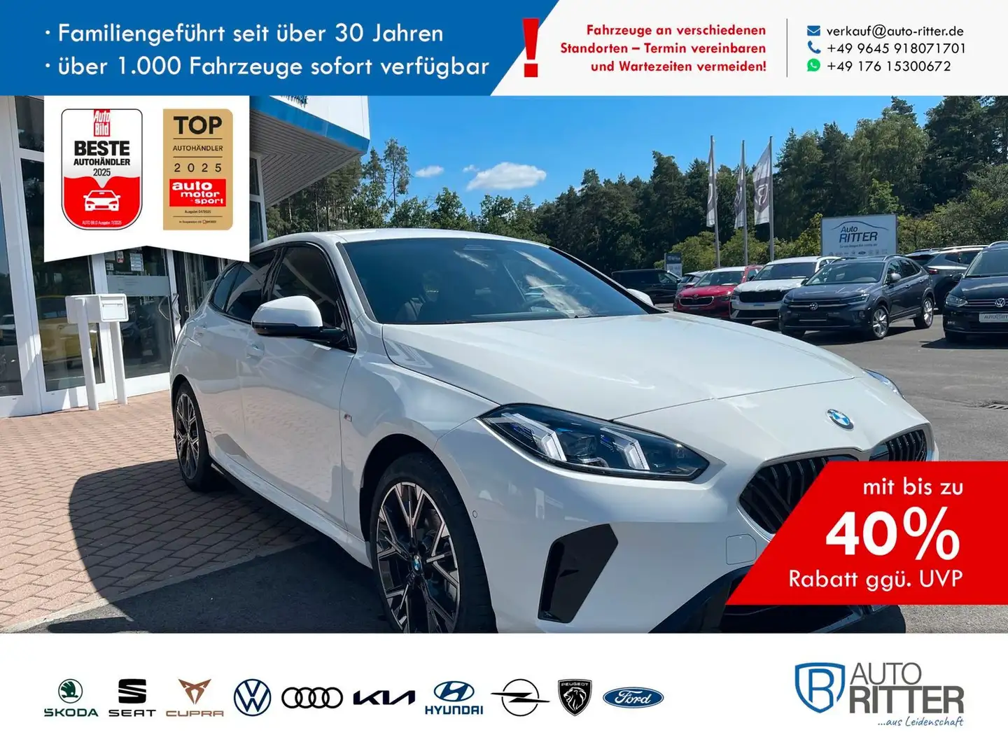 BMW 118 d M Sport ACC+AHK+Sitzheizung+Sportsitze Alb - 1