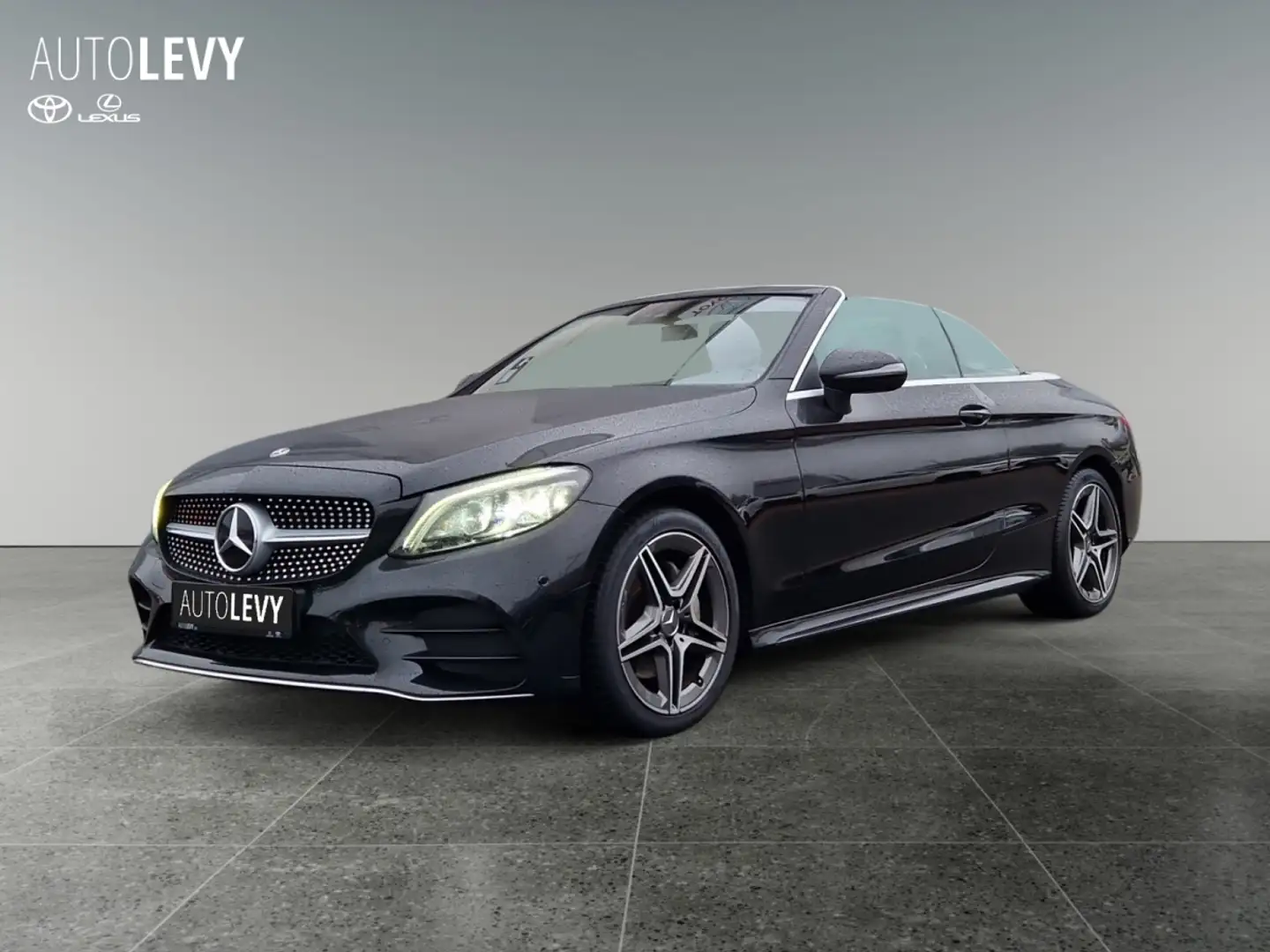Mercedes-Benz C 200 C200 Cabrio 4Matic AMG Line LED+NAVI+airscarf Černá - 2