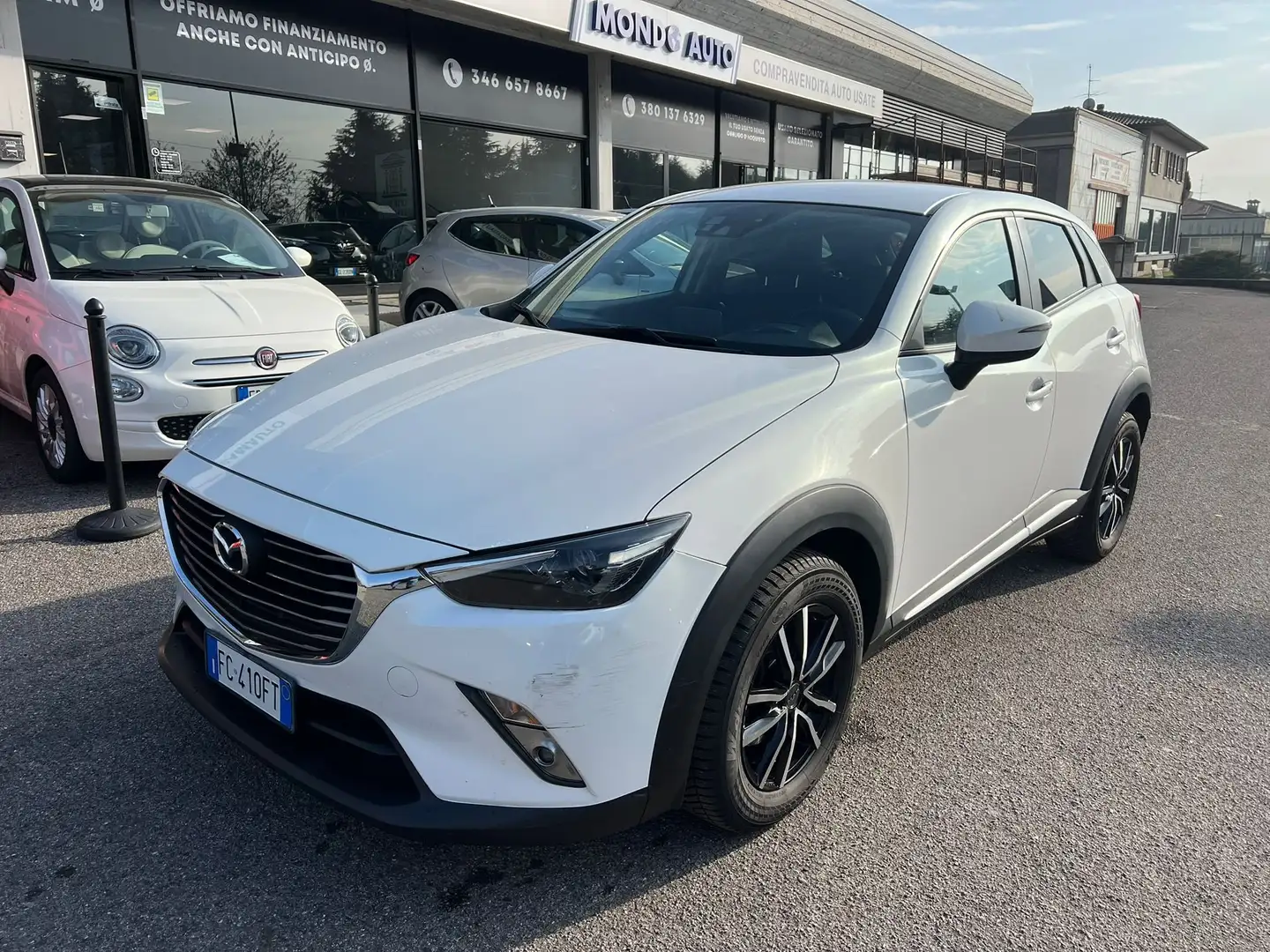 Mazda CX-3 1.5d Exceed 2wd 105cv Blanc - 1