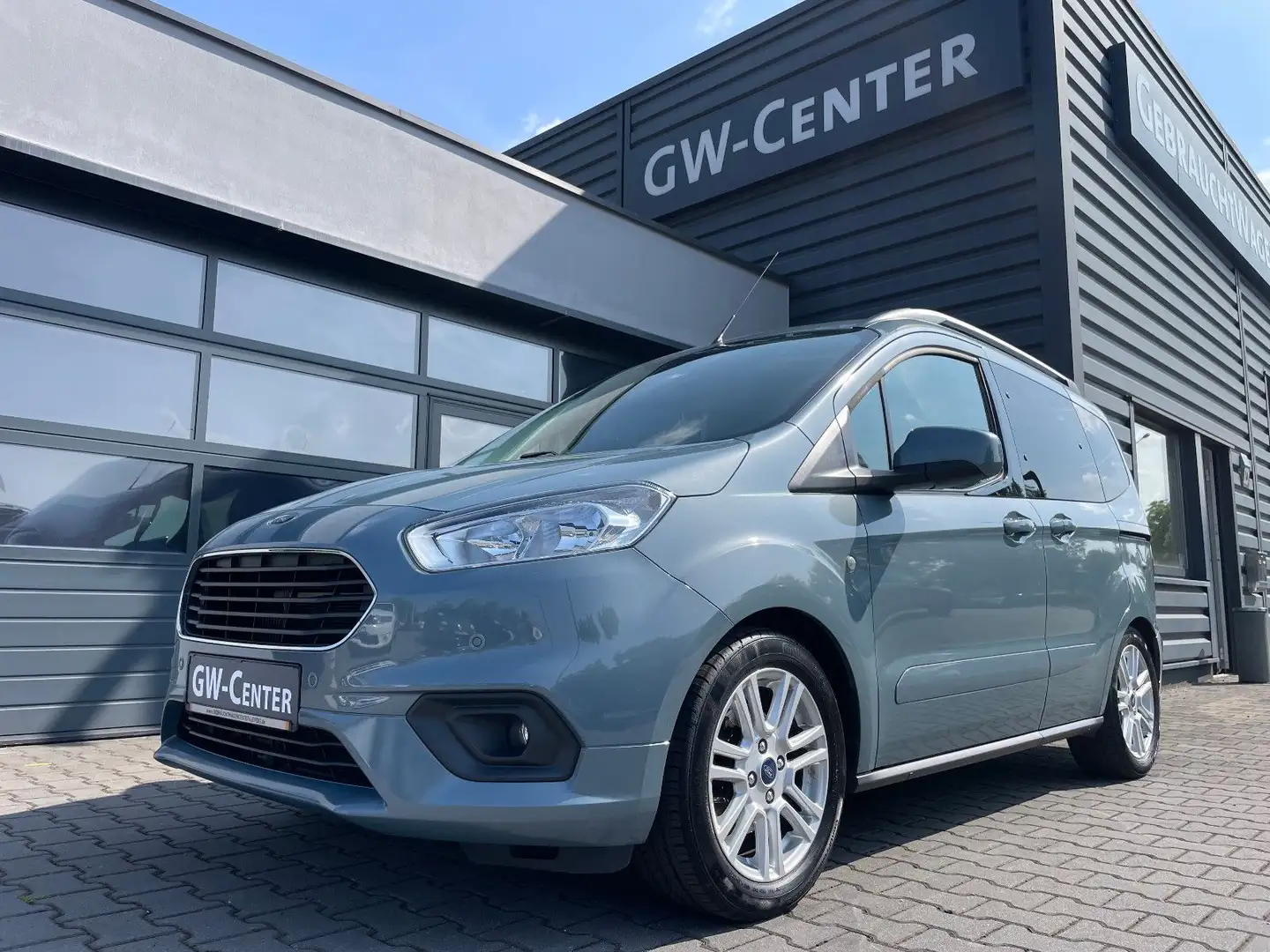 Ford Tourneo Courier Titanium 1.Hand Navigation AHK Azul - 1
