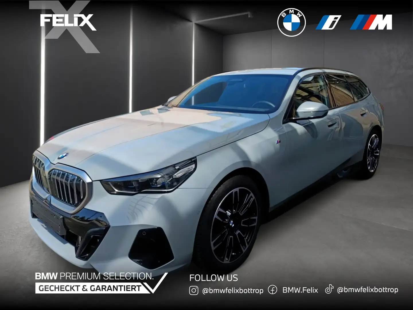 BMW 540 d xDrive touring+M SPORTPAKET+ANH.KUPPL+AUTOBAHNAS Grau - 1