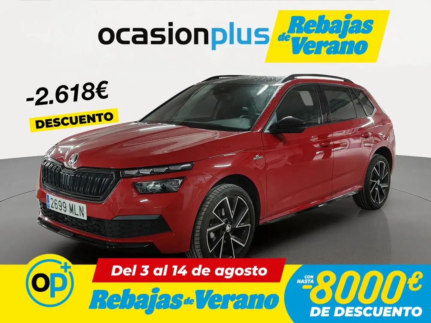 Skoda Kamiq 1.0 TSI Montecarlo 81kW DSG Rojo - 1