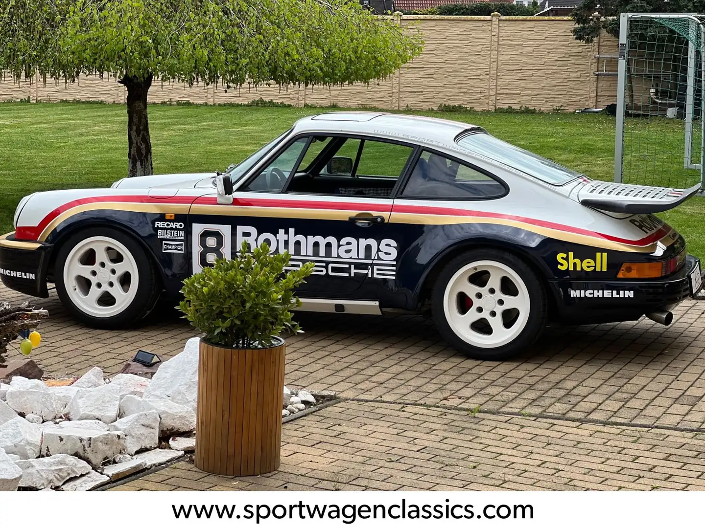 Porsche 911 3,2 deutsch C00/RUF-Rothmanns Optik Weiß - 2