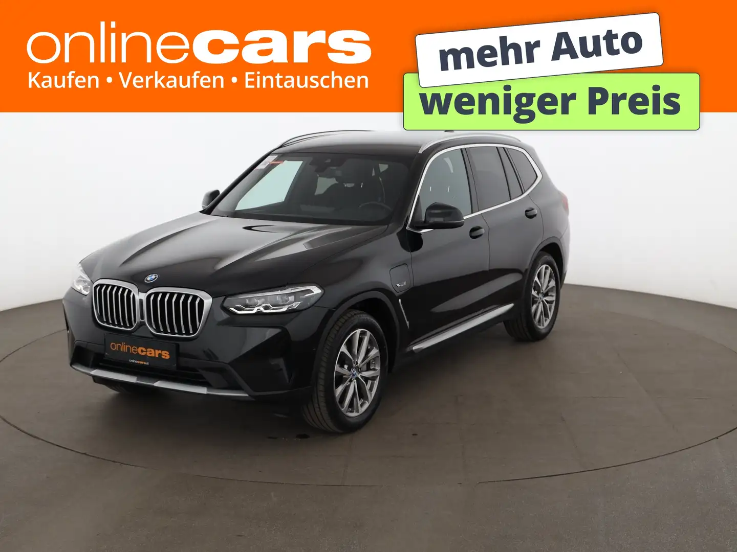 BMW X3 xDrive30e Aut LED AHK LEDER NAVI DIGITAL-TACHO Schwarz - 1