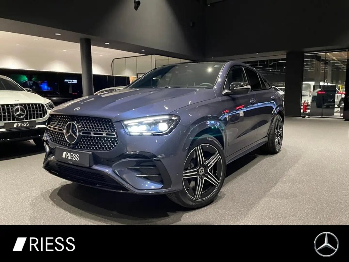 Mercedes-Benz GLE 350 de Coupé AMG+PANO+AIRMATIC+AHK+HUD+KEYL+ Blauw - 1