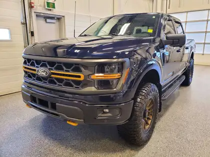 Blue 2025 Ford F-150 Pickup Truck Four-Wheel Drive Automatic