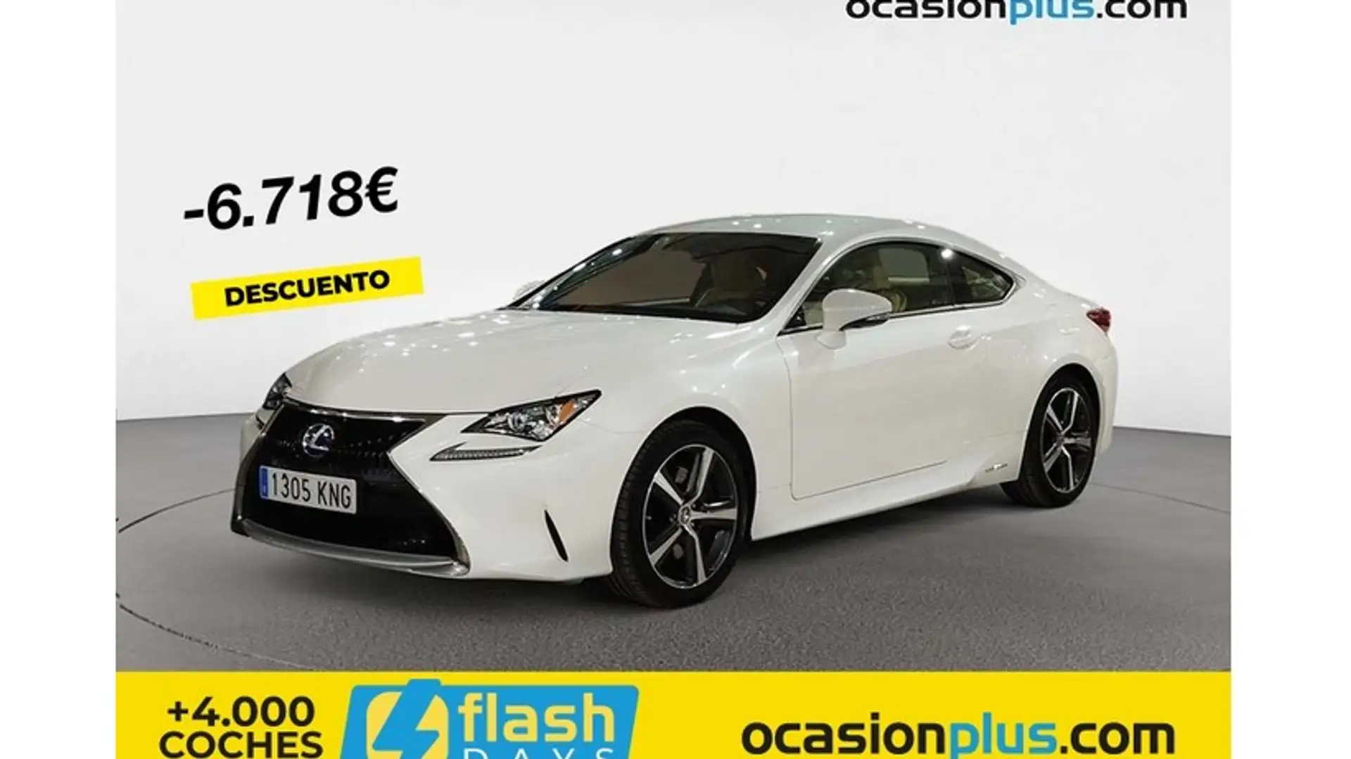Lexus RC 300h 2.5 Business Navi NEDC Blanco - 1