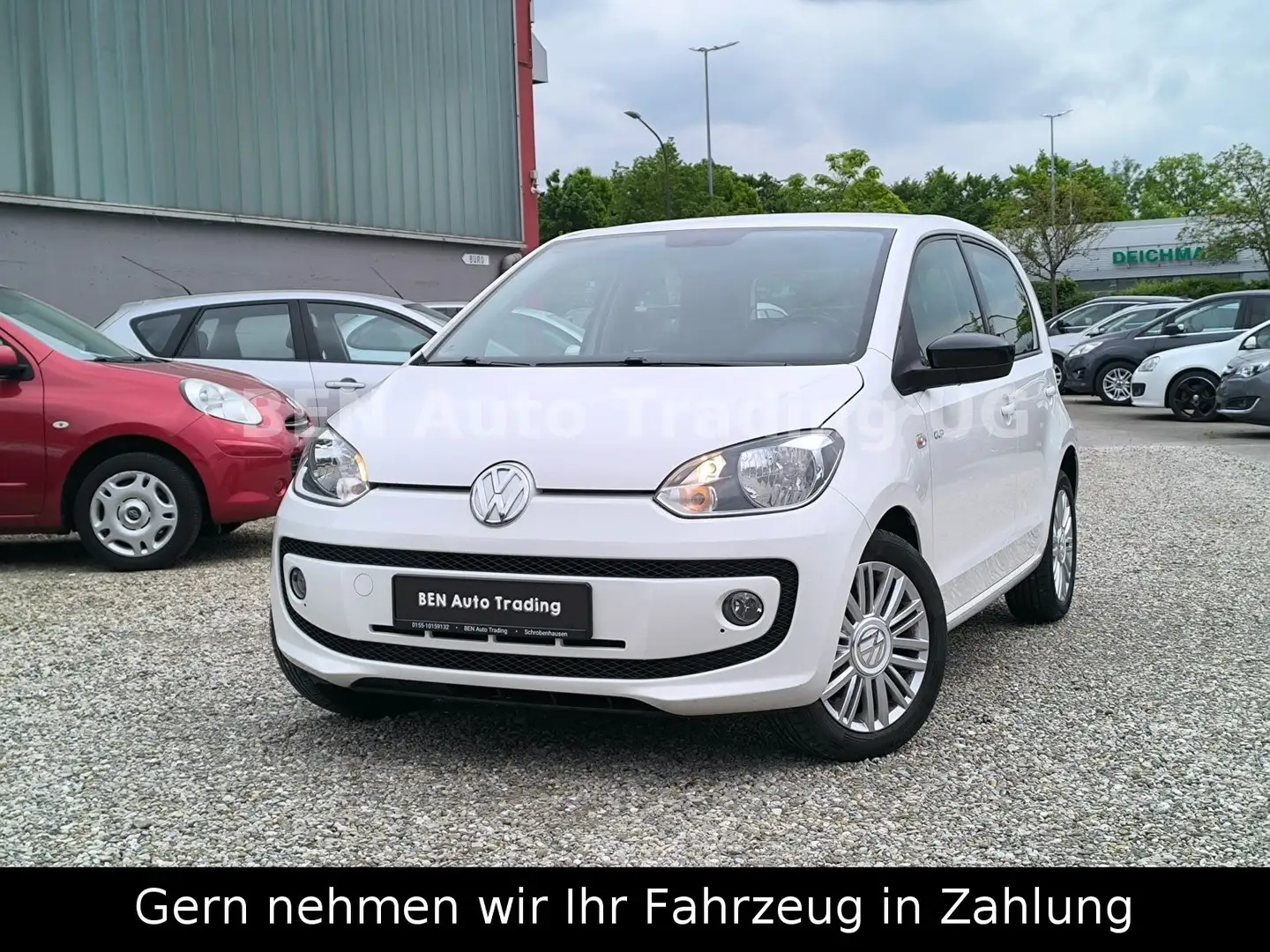 Volkswagen up! cup up! BMT eco Sthz°Klima°El.Fenster°CD°Alu Blanc - 1