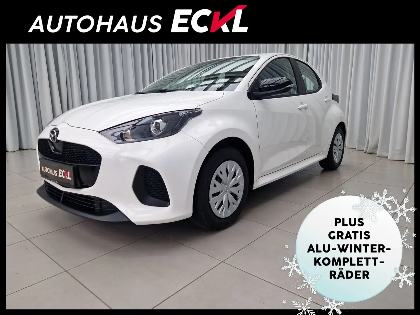 Mazda 2 Hybrid 1.5L 116PS AT WD Prime - Line AUT Weiß - 1