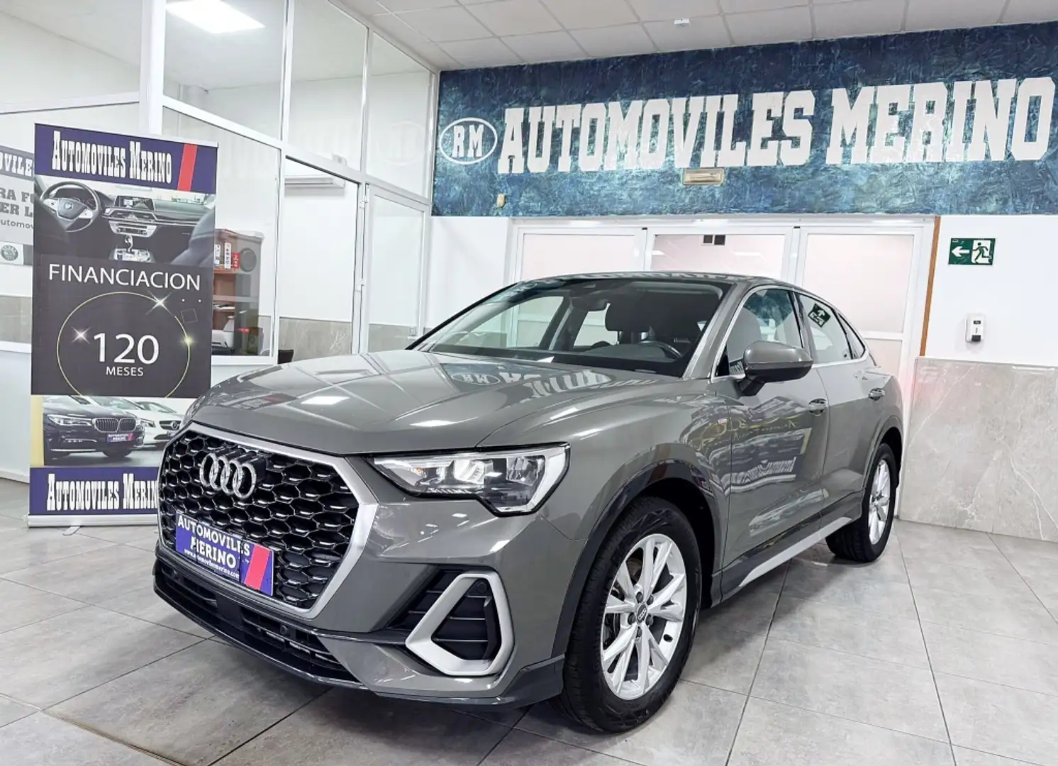 Audi Q3 Sportback 35 TDI S line S tronic Gris - 1